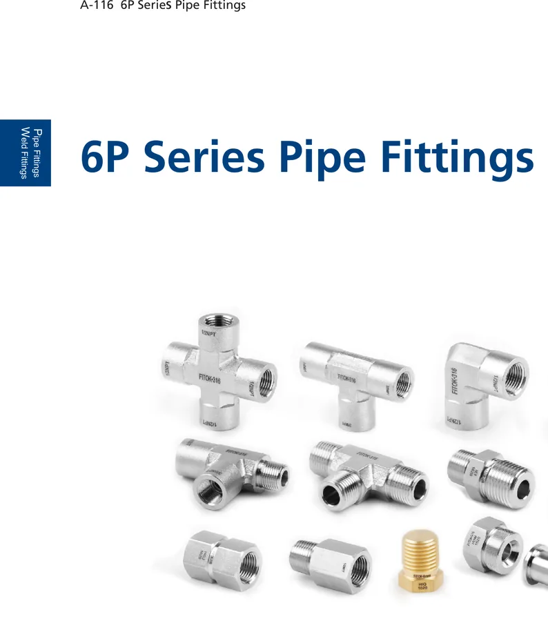 Pipe Fittings, 6P Series