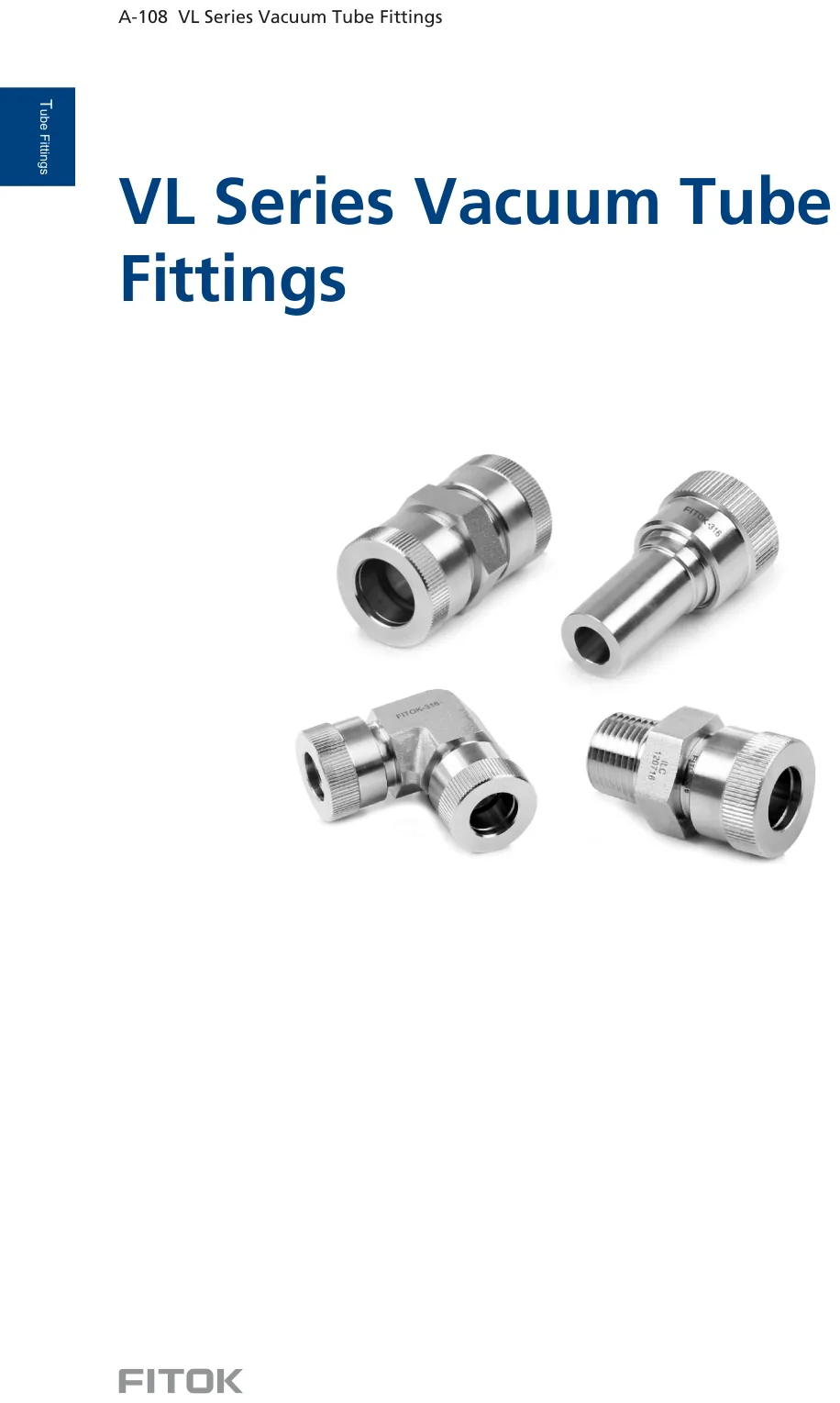 Vacuum Tube Fittings, VL Series