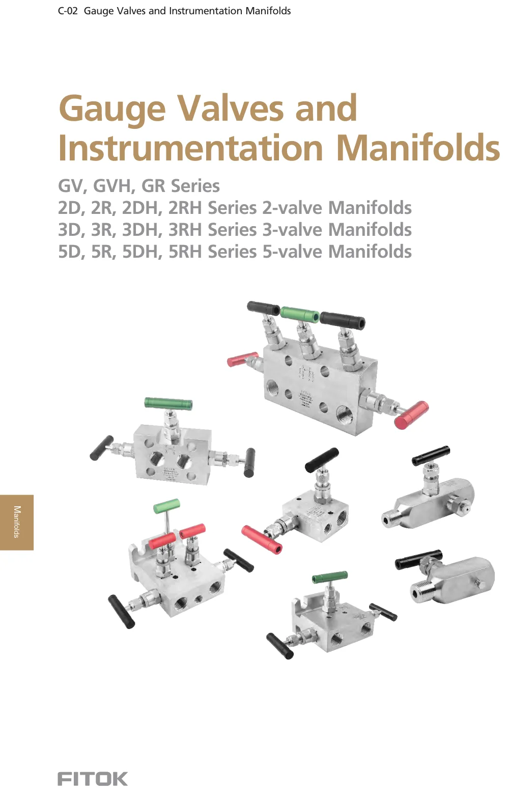 Gauge Valves and Instrumentation Manifolds, GV, GVH, GR Series
