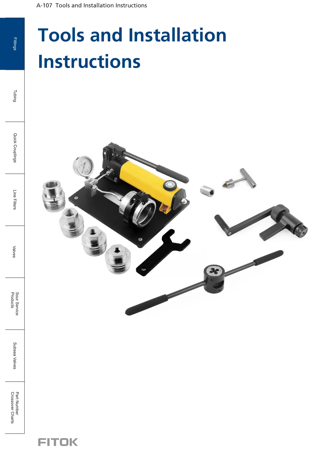 Tools for High Pressure Product (Catalog)