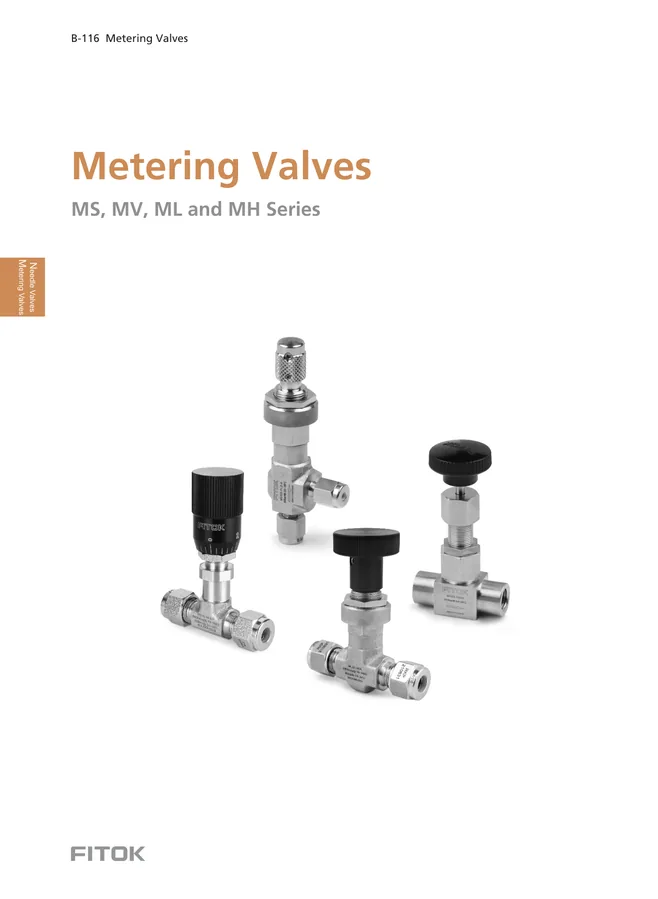 Low Flow Metering Valves, MS Series