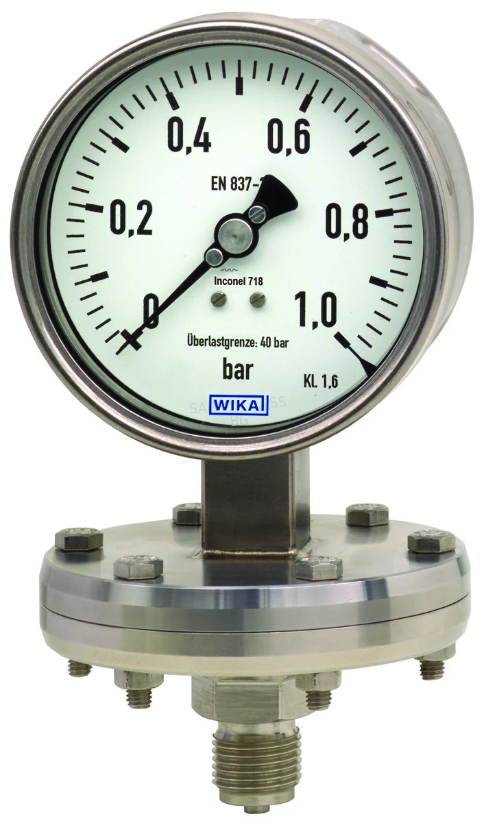 Мембранный манометр WIKA 432.56 / 432.36 / 432.50 (PM 04.07)