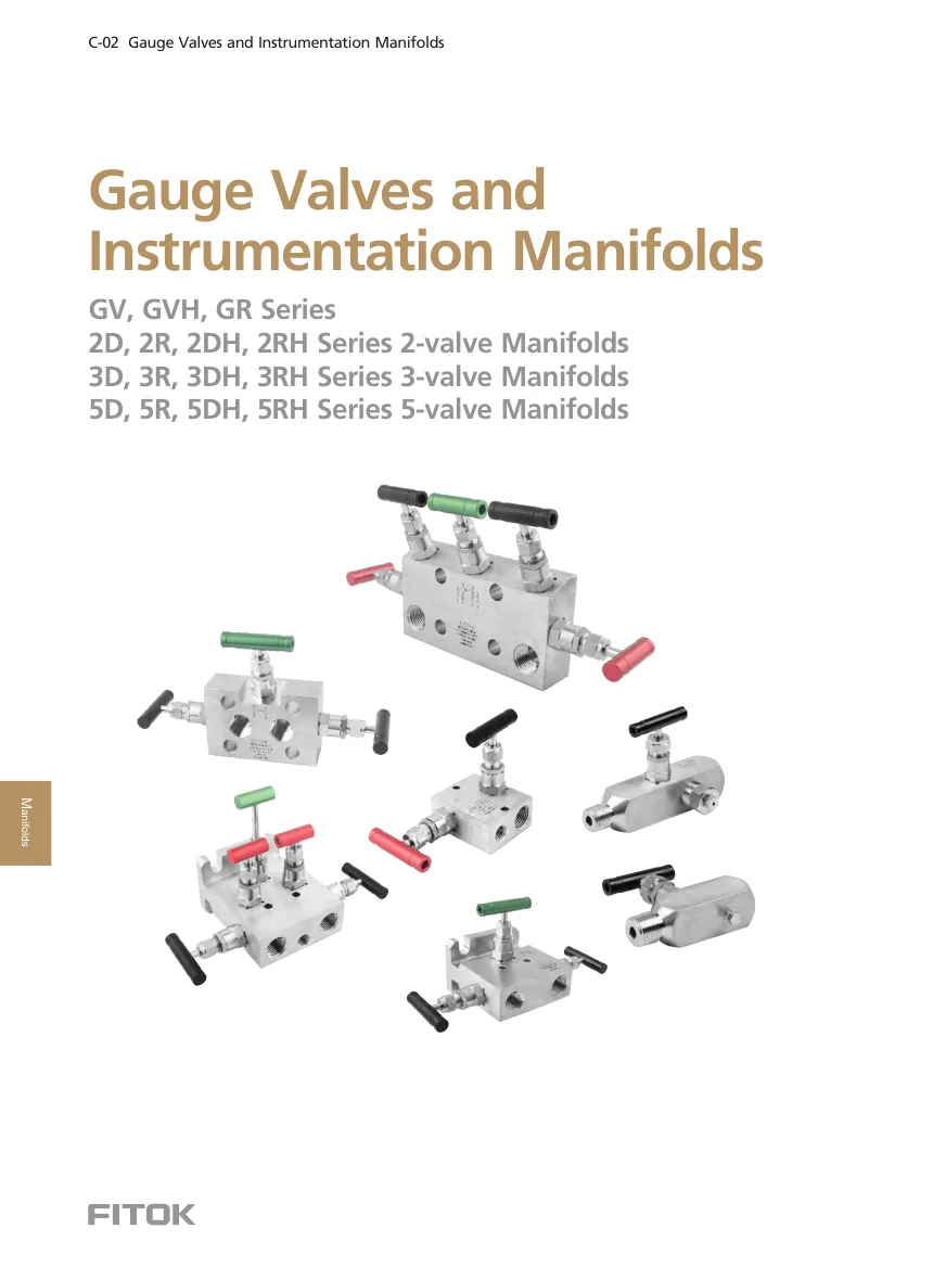 Ball Tip Gauge Valves, GV and GVH Series